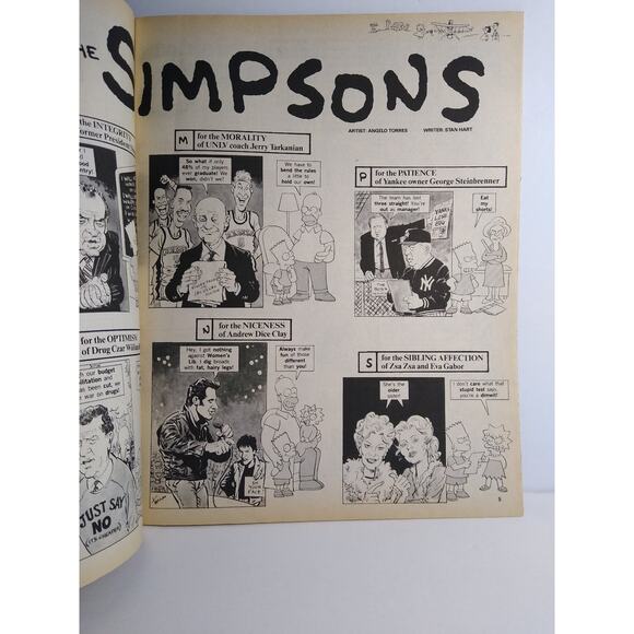 MAD #299 December 1990 The Simpsons Bart Total Recall Parody Spoof Comic Book - Picture 3 of 5